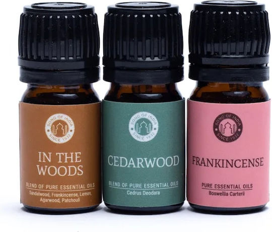 Aromatherapy Gift Set Woodsy Pure Essential Oil Σετ 3 Αιθέρια Έλαια 5ml