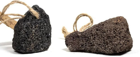 Μαύρη Φυσική Πέτρα Ηφαιστειακή Λάβα Lava Scrub Stone 8,5 Cm