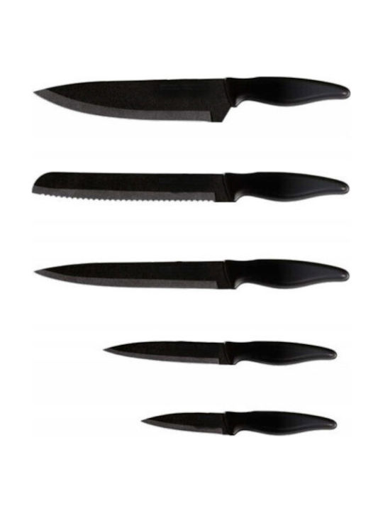SpitiBazaar Cookware Set of Aluminum with Non-stick Coating Black 9pcs