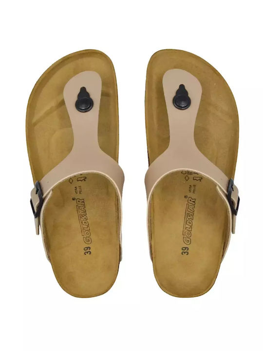 Women's Flat Sandals Anatomic in Khaki Color