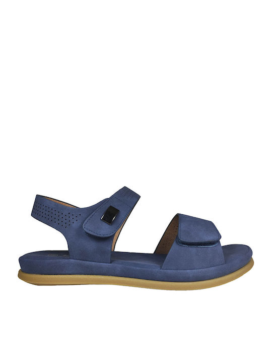 Women's Flat Sandals Anatomic in Blue Color