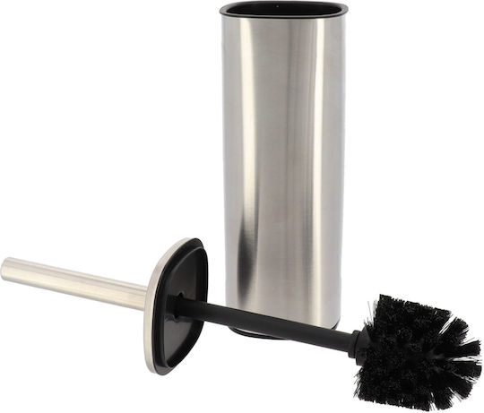 Metallisch Badezimmer Toilettenbürste Silber