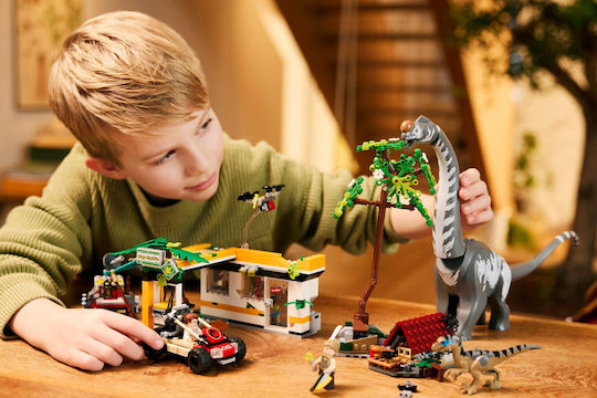LEGO Jurassic World Raptor & Titanosaurus Tracking Mission за 7+ Години 582 Бройки
