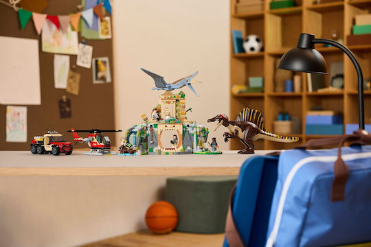 LEGO Jurassic World Spinosaurus & Quetzalcoatlus Air Mission for 8+ Years 984 Pieces