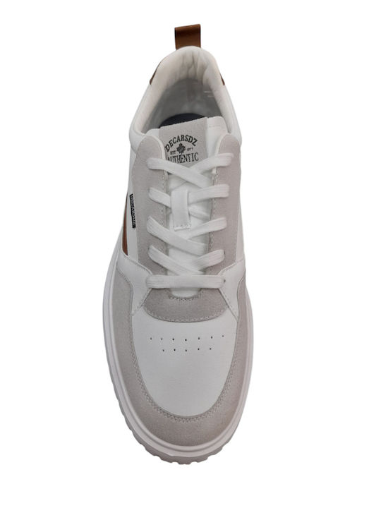 Herren Sneakers White / Brown