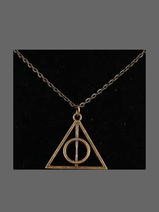 Halskette Harry Potter Die Todschenkel In Bronze Farbe Anhängerkette