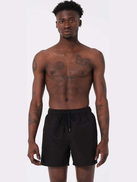Costume de Baie Bărbați Pantaloni Scurți Negru