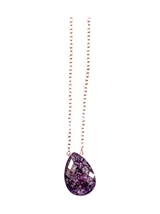 Colier Argintat Placat cu Aur Zircon Sstp1