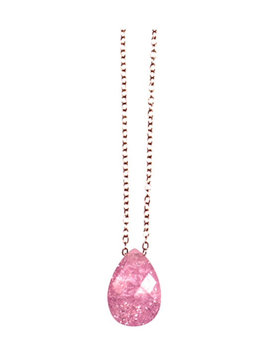 Colier Argintat Placat cu Aur Zircon Sstp1