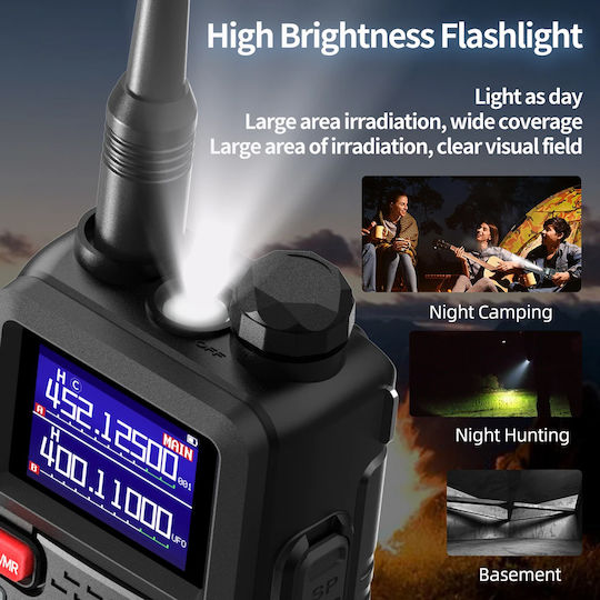 Baofeng UV-5RH Wireless Transceiver UHF/VHF 10W with Color Screen
