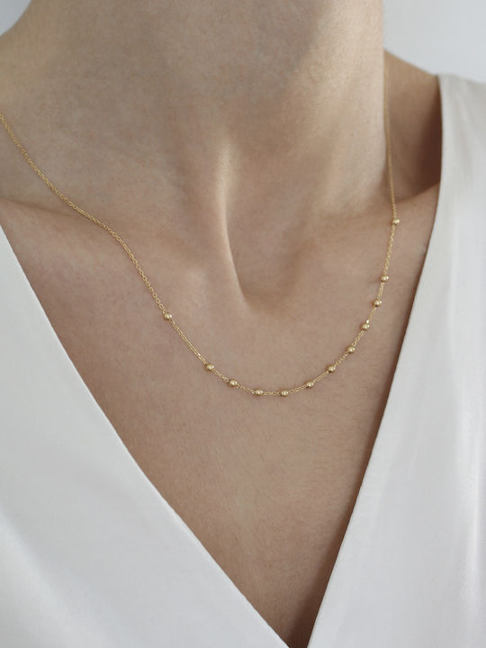 Gold 14K Dots Shine Necklace Gold 14K Dots Shine Necklace