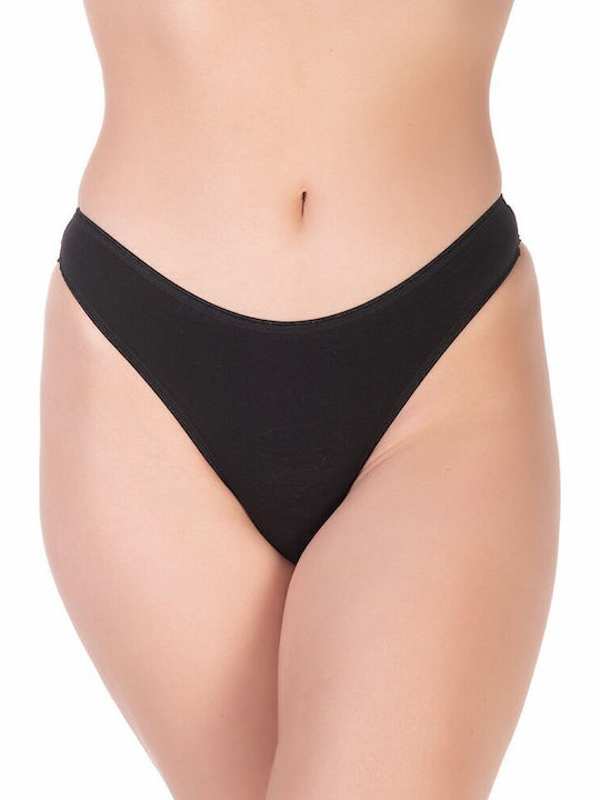 Women's Brazil with Lace Black