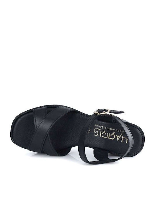 Suede Sandals Black