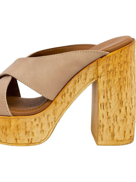 Leather Sandals Pink