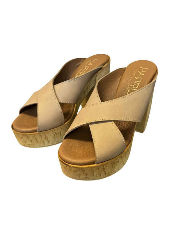 Leather Sandals Pink