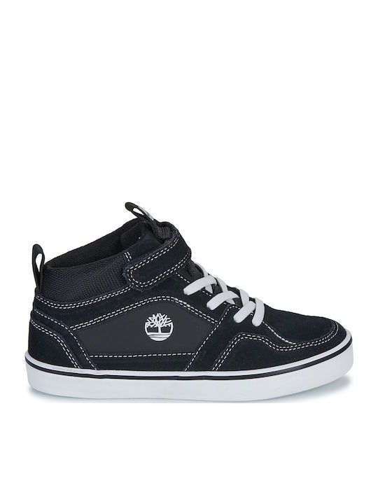 Kinder Sneakers Hoch mit Klettverschluss Schwarz