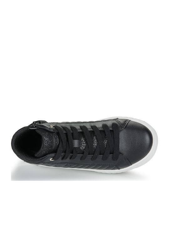 J Mikiroshi Anatomic Kids Ankle Boots with Zipper Black