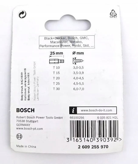 Dy Torx Bit Set 5 Pcs