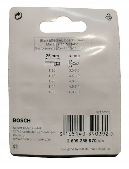 Dy Torx Bit Set 5 Pcs
