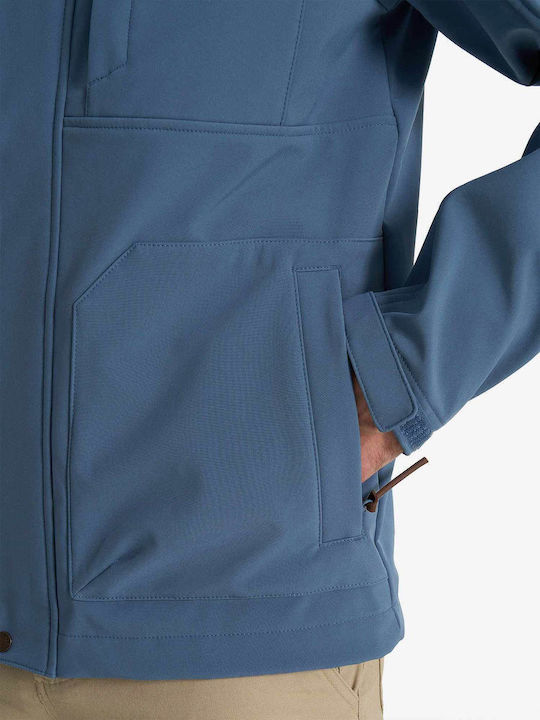 Winter Jacket Softshell Waterproof and Windproof  Blue