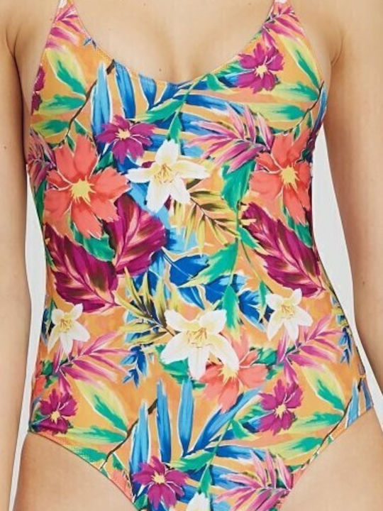 Ολόσωμο Μαγιό Yellow/Red