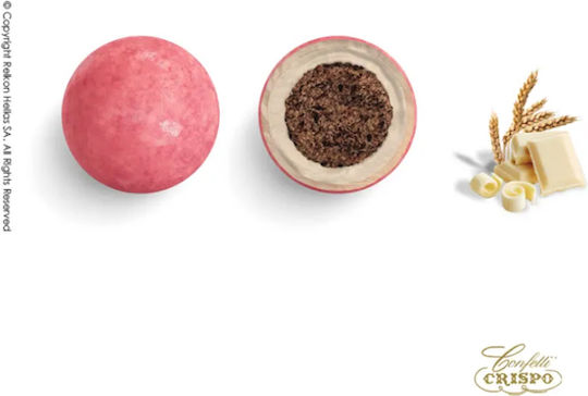 Confetti Crispo Бадеми Krixi във Форма Класически с Вкус Бял Шоколад Розов 700гр
