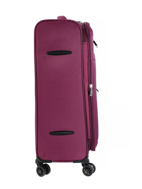 Forecast Medium Burgundy Travel Suitcase with 4 Wheels Height 66cm