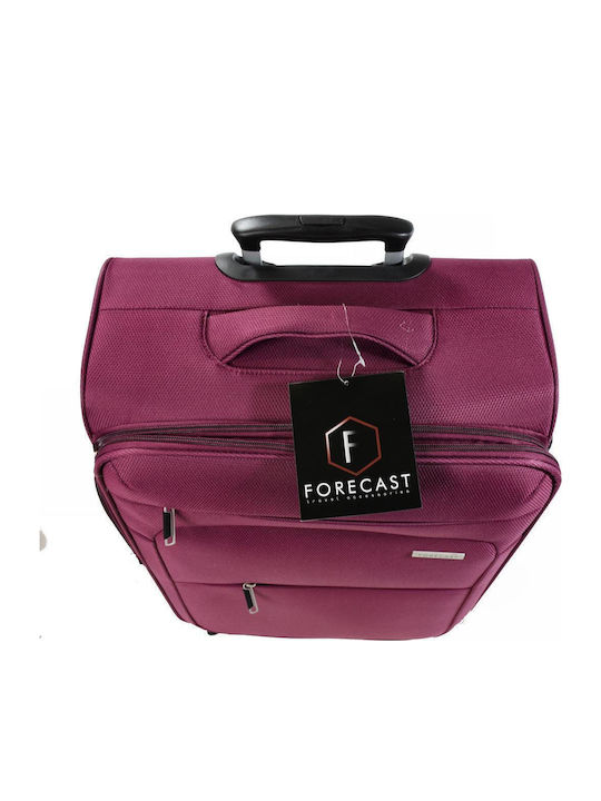 Forecast Medium Burgundy Travel Suitcase with 4 Wheels Height 66cm