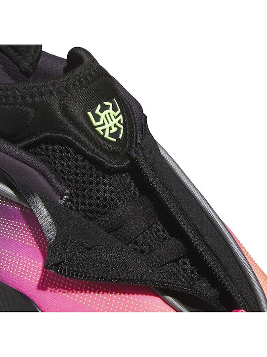 D.O.N. Issue 7 Χαμηλά Μπασκετικά Παπούτσια Aurora Black / Lucid Pink / Hi-res Yellow