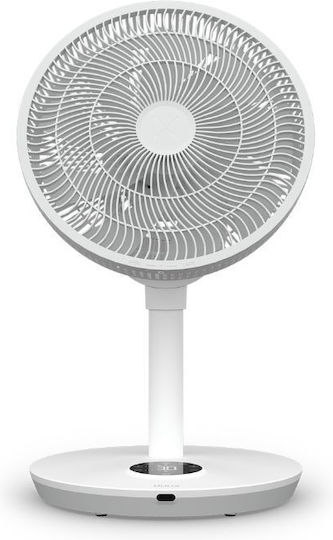 Duux Whisper Flex Pedestal Fan 21W with Remote Control White