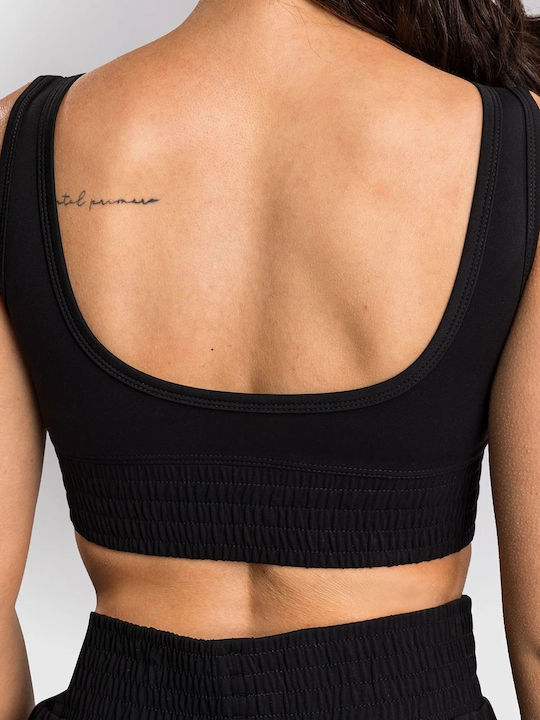 Women's Sports Bra without Padding Black