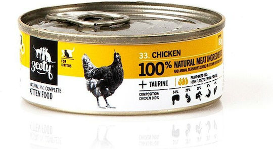 3coty Wet Food for Cats with Chicken Gluten-Free 80gr