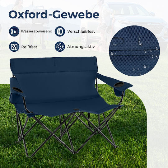 Costway Chair Beach Blue Waterproof 132x66x96cm