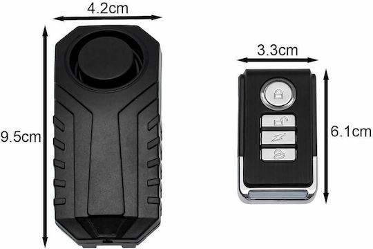 Motorcycle Bicycle Alarm System Remote Control Motion Sensor Ip65 Ks-sf22r