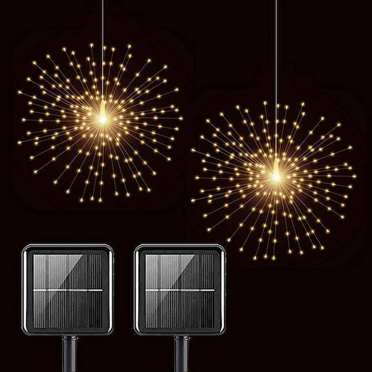 500 Lichter LED 5m. Warmes Weiß Solar Typ Feuerwerk 1Stück