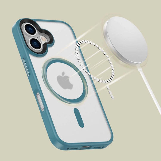 Tech-Protect Magmat Magsafe Back Cover Σιλικόνης / Πλαστικό Μπλε (iPhone 16)