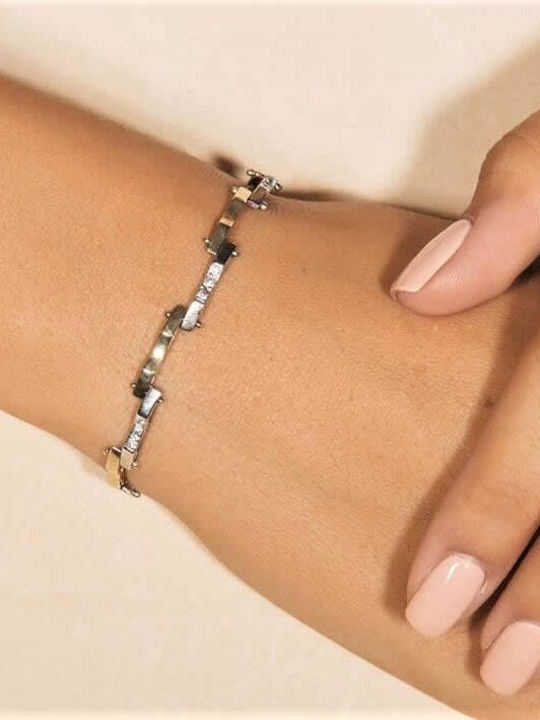 Women's Bracelet White Gold 14K Zircon Br11400032