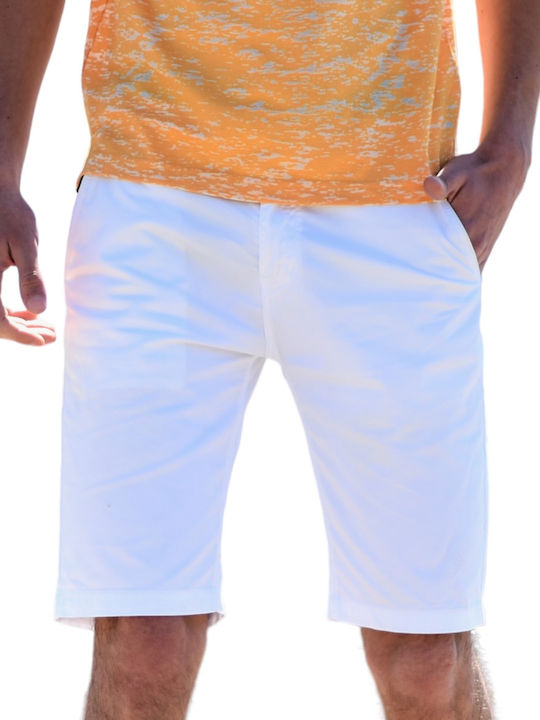 Men's Shorts Chino White