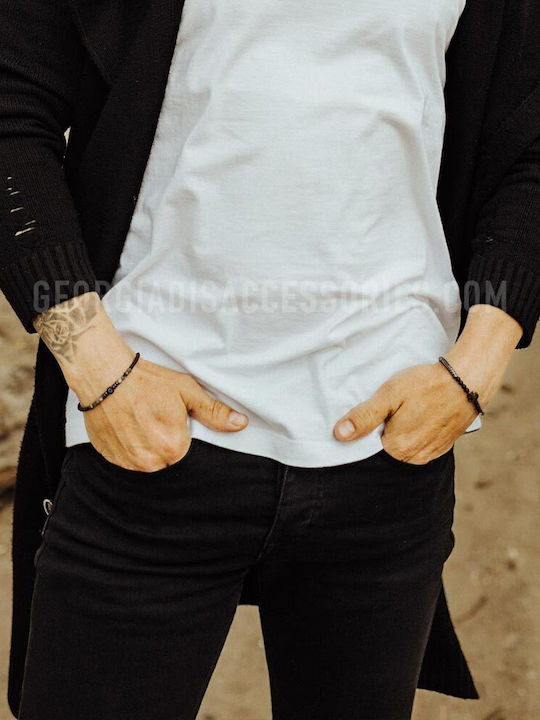 Men's Handmade Anchor Bracelet Chr-pi637 Gray