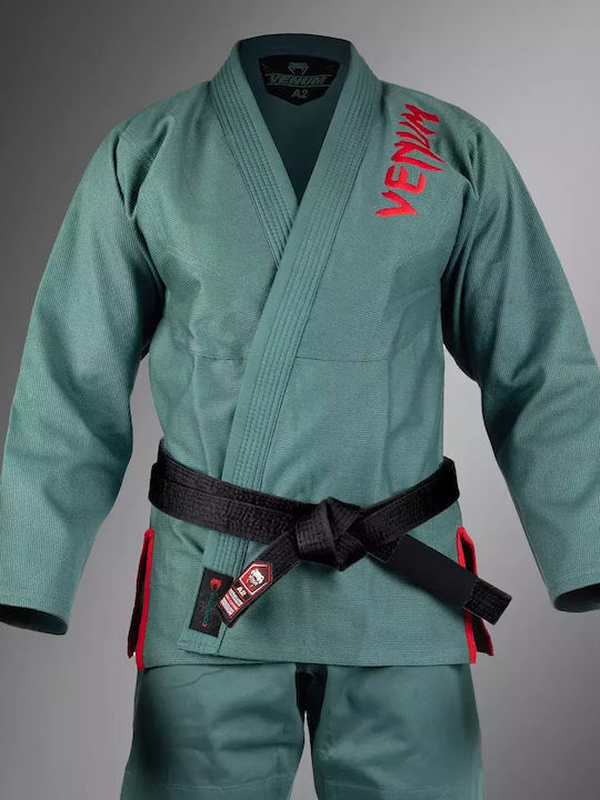 Venum Contender Men's Brazilian Jiu Jitsu Uniform Green