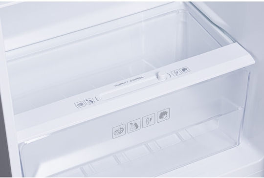 Inventor Ψυγείο Δίπορτο 197lt Total NoFrost Υ143xΠ55xΒ56εκ. Inox DPC143NFI
