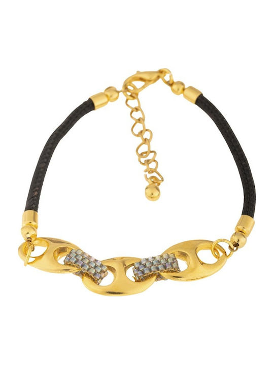 Damen Armbänder Apoxylo Natürliche 5028.1 Kette Migiouki Schwarz