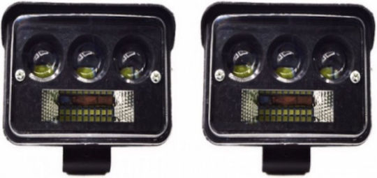 Set 2 Foxmag24 Proiectoare LED 78W Pentru SUV ATV Tractor Jeep