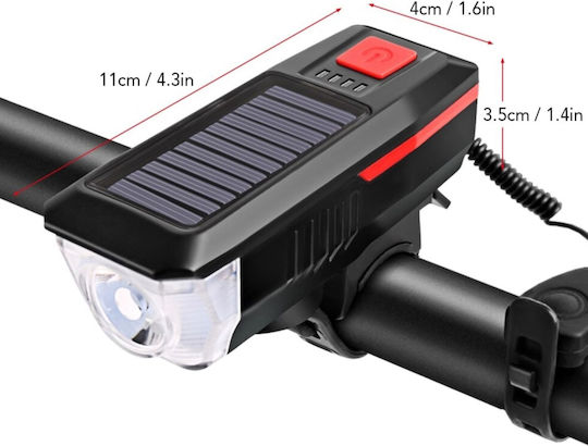 Lampa Foxmag24 Reîncărcabil Partea din față Lumină Bicicletă