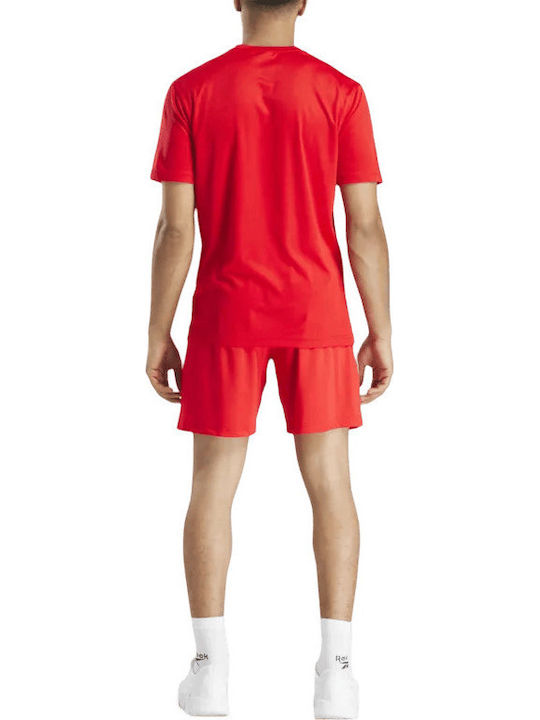 Men's Athletic Shorts Vector Red