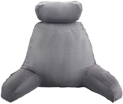 Vevor Velvet Travel Pillow Gray