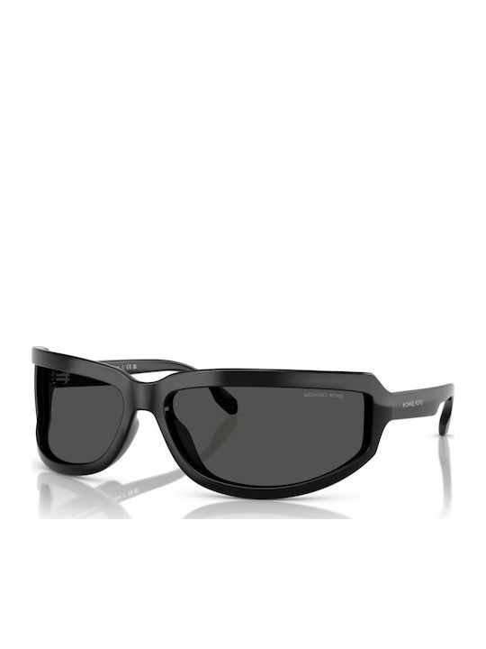 Michael Kors Zion Unisex Ochelari de soare cu Negru Cadru și Negru Lentilă