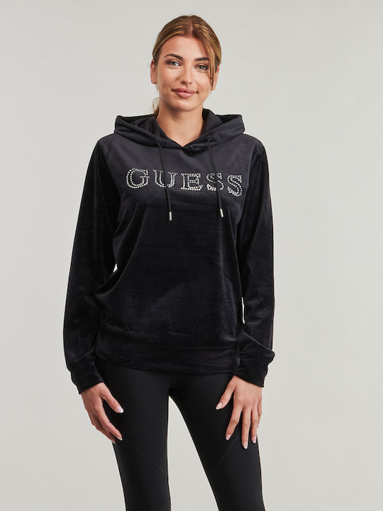 Women's Sweatshirt Hooded Black