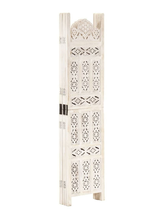 vidaXL Decorative Room Divider Wooden with 5 Panels 200x165cm