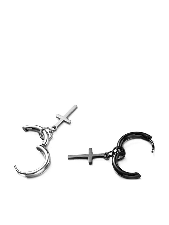 Bode Men's Earrings Hoops made of Steel